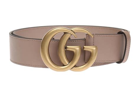 Gucci Leather Belt With Double G Buckle Brand Size 90 Cm 400593 Ap00t