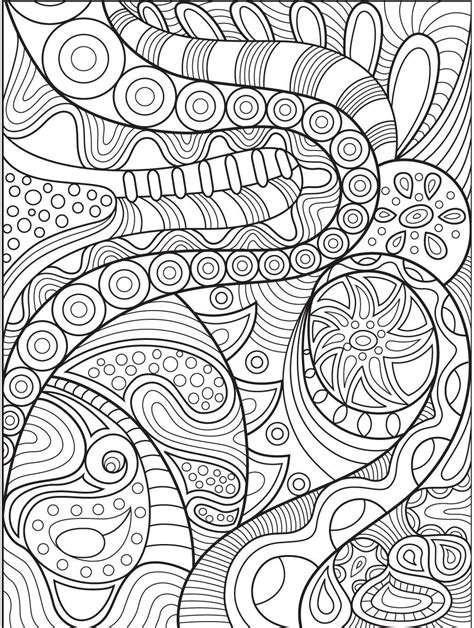Free Abstract Coloring Design Sheet Abstract Coloring Pages