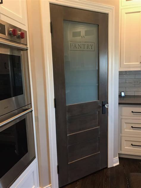 Frosted Pantry Door Pantry Remodel Pantry Door Pantry Design