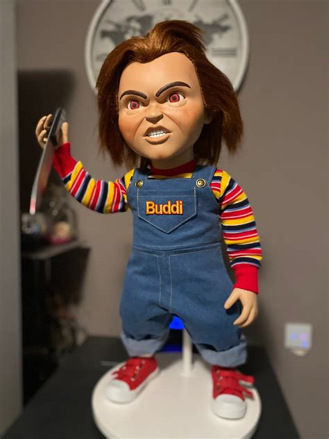 Buddi Chucky V3 Angry Real Size Life Size Painted Polyurethane Head
