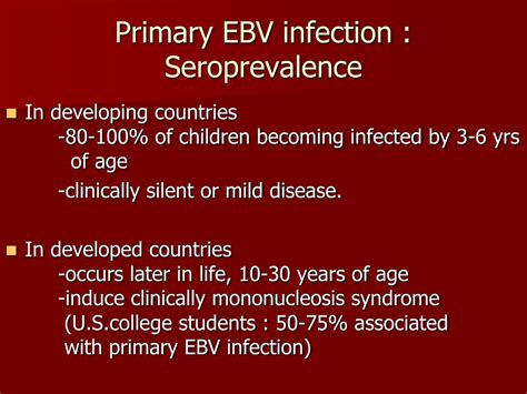 Ppt Epstein Barr Virus Ebv Or Hhv 4 Powerpoint Presentation