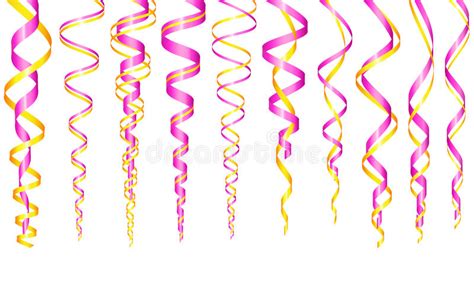 Party Ribbon Stock Vector Illustration Of Curve Pink 35440985