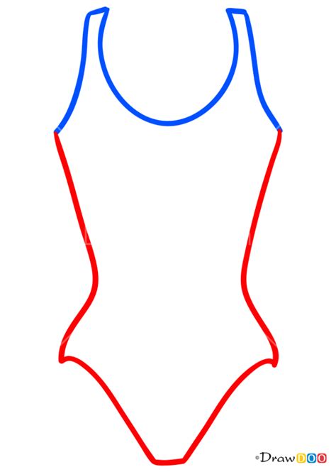 How To Draw Swimsuit Clothes