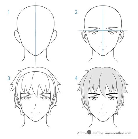 How To Draw Anime Body Male Step By Step For Beginners Images