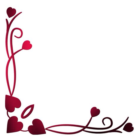 Love Blogger Valentines Day Heart Border Png Download 800800