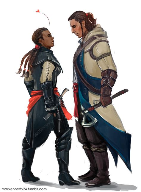 assassin s creed 3 connor x aveline by maxkennedy on deviantart