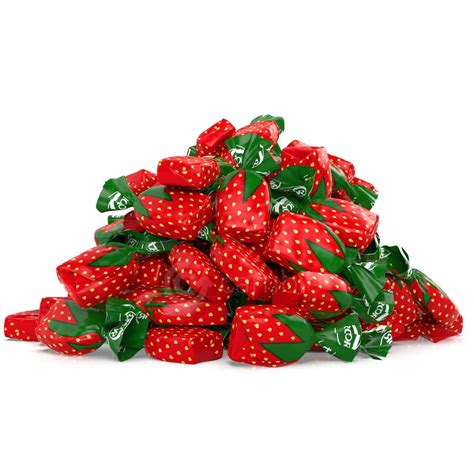 arcor strawberry bon bons by cambie 2 lbs of strawberry filled hard candy individually
