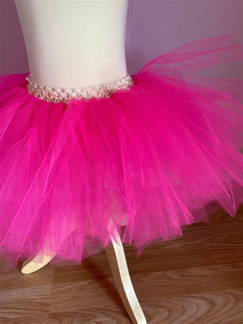 Bright Pink Tutu Tutu Skirt Photo Shoot Outfit Cake Etsy
