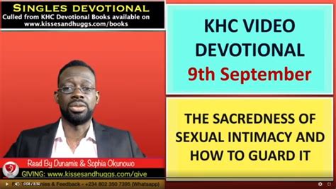 The Sacredness Of Sexual Intimacy And How To Guard It Singles September 9 Pastordunamis