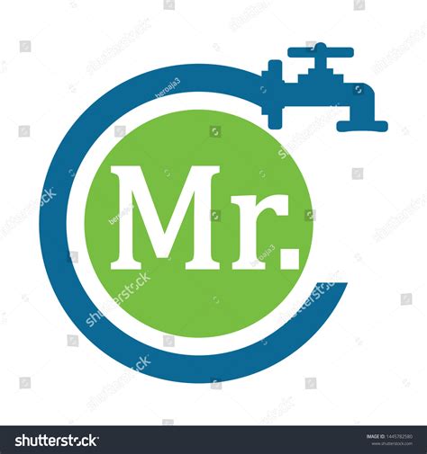 Pipeline Logo Design Water Tap Symbol Stock Vector Royalty Free