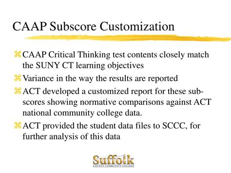 Ppt Pilot Study Of The Caap Critical Thinking Test April 27 2005