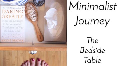 MINIMALIST BEDSIDE TABLE | My Minimalist Journey - YouTube
