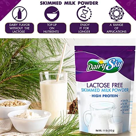 Dairysky Lactose Free Milk Powder Oz Skimmed Milk Free Non Gmo Fat