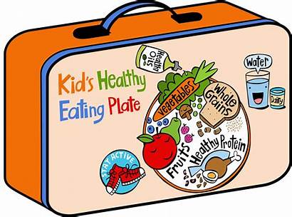 Healthy Clipart Plate Children Diet Lunch Lifestyle