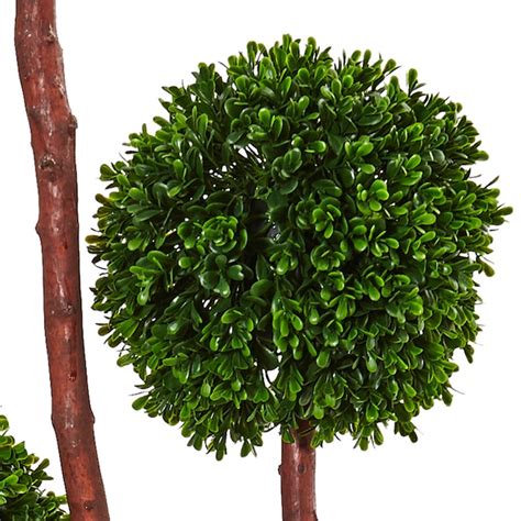 Nearly Natural 60 In Green Indooroutdoor Artificial Boxwood Artificial