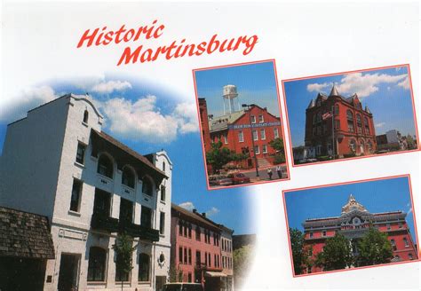 Martinsburg West Virginia Historic Martinsburg Postcard Martinsburg Postcard West Virginia