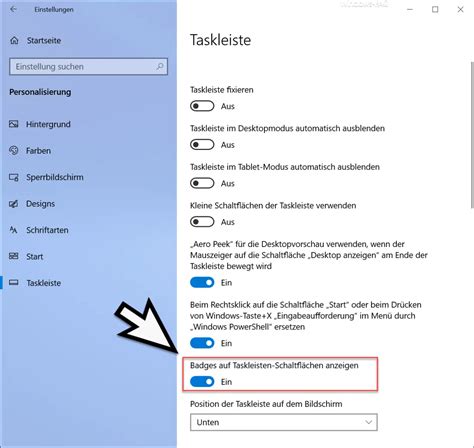 Show Or Disable Badges In Windows 10 Taskbar Howpchub