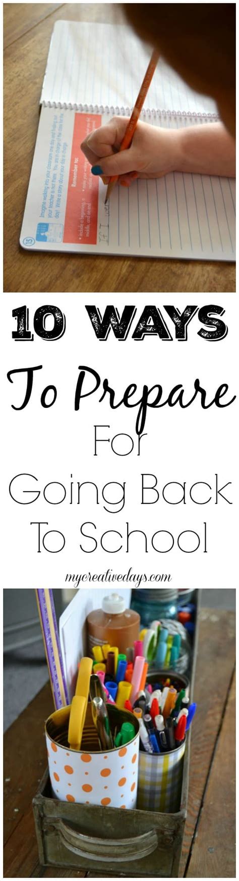 10 Ways To Prepare For Going Back To School To Make It Easier