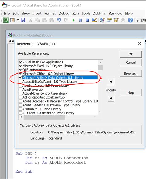 Solved Adodbconnection And Adodbrecordset User Define Type Not