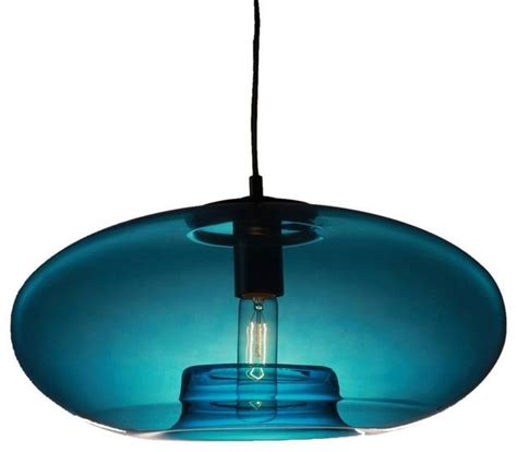 15 collection of blue glass pendant lighting