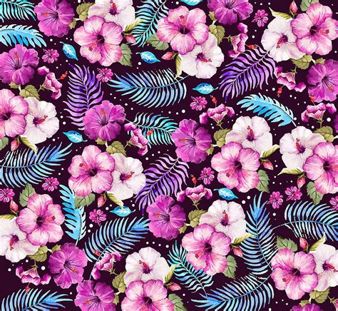 Flowers Art Leaves Pattern Texture Textures Hd Wallpaper Pxfuel