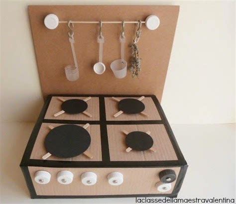 Mommo Design 6 Recycled Cardboard Toys Cardboard Kitchen Cardboard