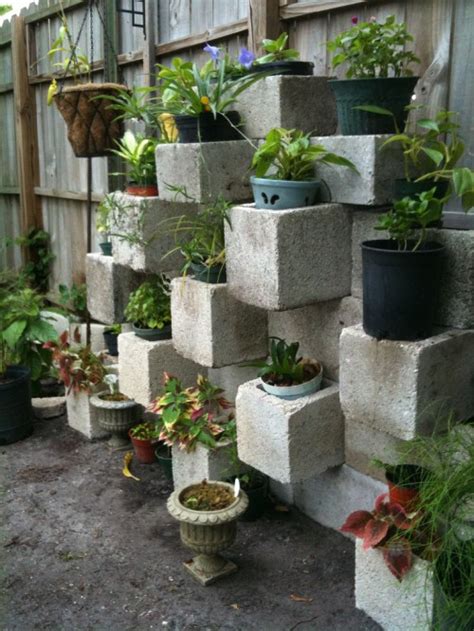 Diy cinder block ideas to decorating your garden design. C a y l a w r a l: Cinder block garden design