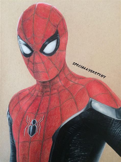 Hey Guys Heres My Spider Man Far From Home Drawing I Posted Thee