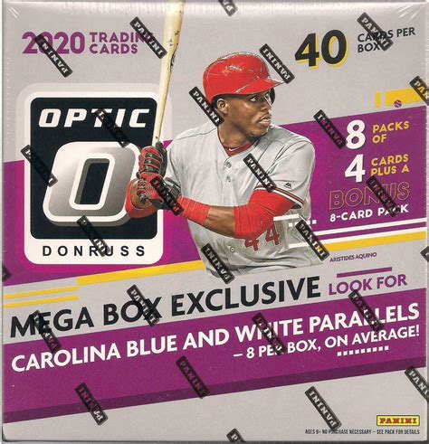 Here you will find boxes, cases, packs, and sets of basketball cards from upper deck, topps, panini america and other major manufacturers. 2020 Panini Donruss Optic Baseball 40-Card Mega Box | DA ...