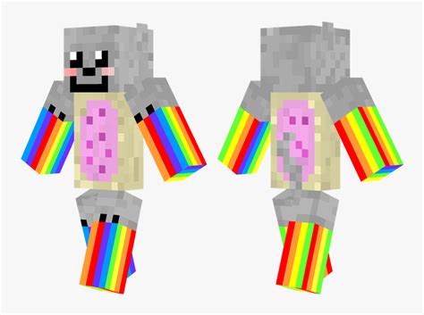 Skins De Minecraft Transparent Cartoons Nyan Cat Minecraft Skin Hd