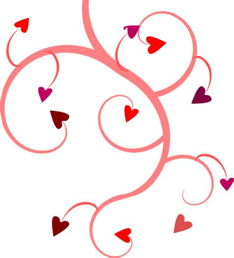 Vine Heart Clip Art At Vector Clip Art Online Royalty Free