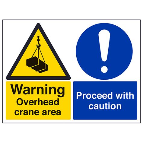 Crane Overhead Signs Crane Overhead Warning Signs
