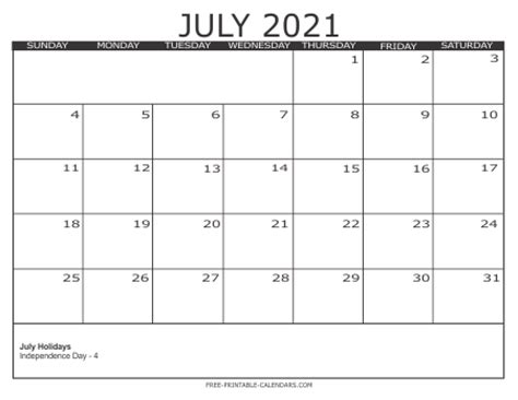 You can compile a list of tasks you completed in a week or day in the 2021 july calendar. 2021 Calendar Style 3 - Free Printable Calendars