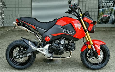Honda msx125 grom irx4 (shock absorbing) please note: Honda Grom / MSX Dual Exhaust Review - WirusWin Twin Full ...