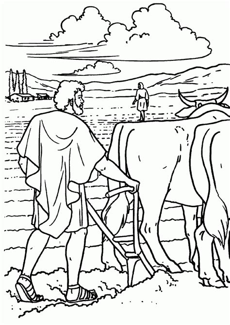 Imagenes Cristianas Para Colorear: Dibujos Para Colorear De Eliseo