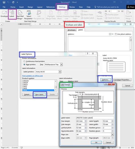 How To How To Create Your Own Label Templates In Word Throughout