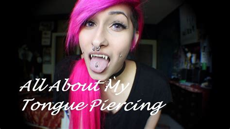 All About My Tongue Piercing Youtube