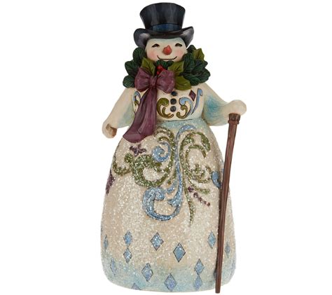 Jim Shore Victorian Christmas Snowman Figurine Page 1 —