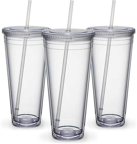 maars insulated travel tumblers 32 oz double wall acrylic 6 pack tumblers