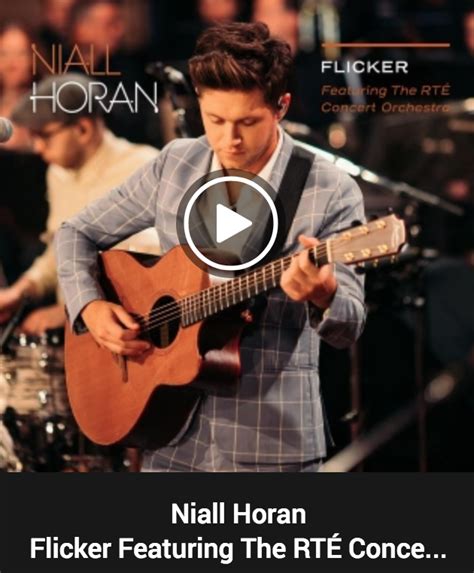 Niall horan wasn't the leader of one direction, but he might've been the heart. Horan - Flicker | Niall horan, Orchestra, Concert