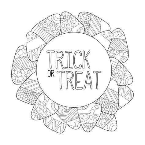 Here are cute coloring pages of candies, sweets, chocolate, cookies, cupcakes and more deserts you can color for fun. Halloween Page Borders Background Illustrations, Royalty ...