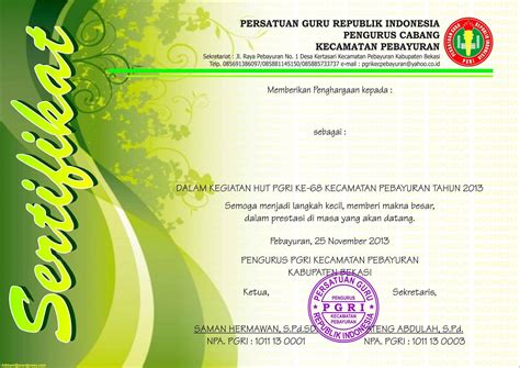 Contoh Piagam Penghargaan Untuk Guru Penghargaan Bagi Para Siswa Yang