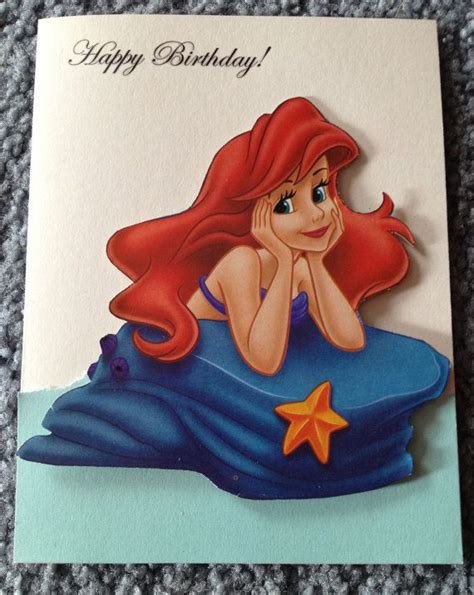 Ariel Birthday Card Ariel Birthday Birthday Cards Cards