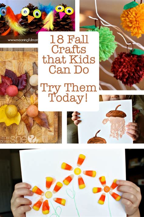 Fall Crafts For Kids 18 Fun Fall Crafts Kids Can Do