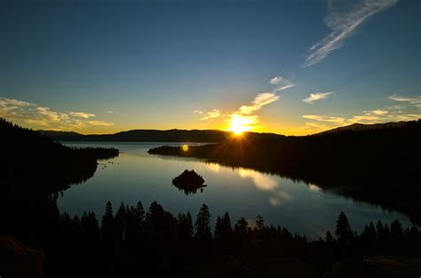 Lake Tahoe Sunrise Over Emerald Bay Photo Credit Aaron Flickr