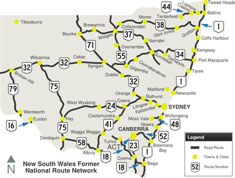 Road Photos And Information New South Wales National Routes