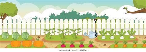 Vegetable Garden Background Clipart For Mathematics