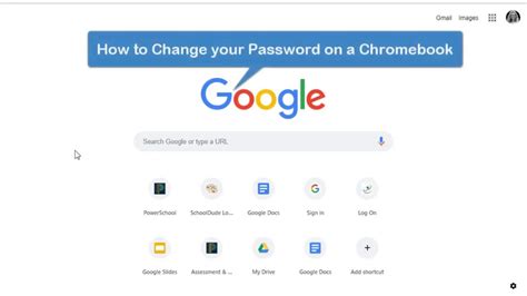 How To Change The Password On Your Chromebook Youtube