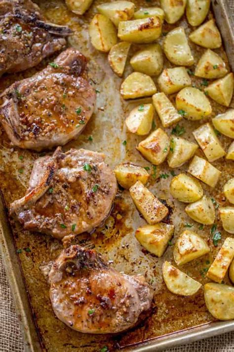 More images for fall apart pork chops in oven » transfer skillet to oven and cook until pork reaches 140 degrees, about 6 to 10 minutes, depending on thickness. Brown Sugar Garlic Oven Baked Pork Chops - Dinner, then ...