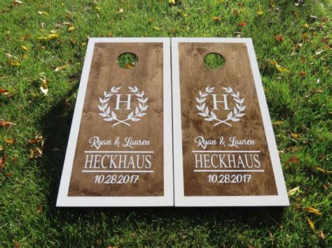 Wedding Cornhole Boards The Best Lawn Game For Receptions Eb